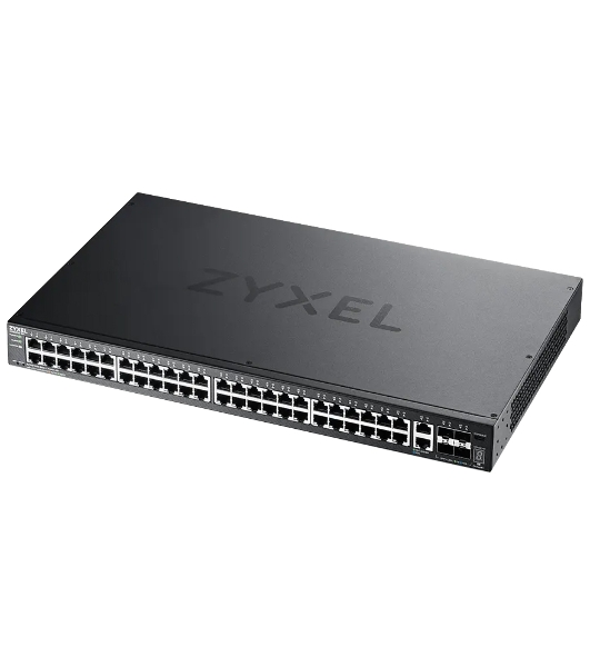 Коммутатор L3 Access Zyxel NebulaFlex Pro XGS2220-54, rack 19', 48xRJ-45: 1G, 2xRJ-45: 1/2.5/5/10G, 4xSFP+