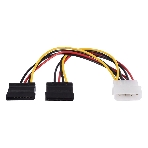 Кабель GoPower MOLEX (F)-2SATA (M) 0.2M 00-00027494, фото6