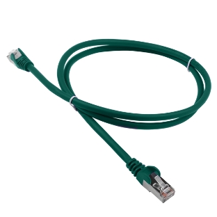 Патч-корд Lanmaster LSZH FTP кат.5e, 1.0 м, зеленый