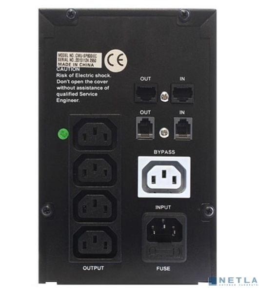 Источник бесперебойного питания Crown CMU-SP800 COMBO USB/800 ВА\480 Вт/7 x компьютерная/евророзетка (C13/Schuko)