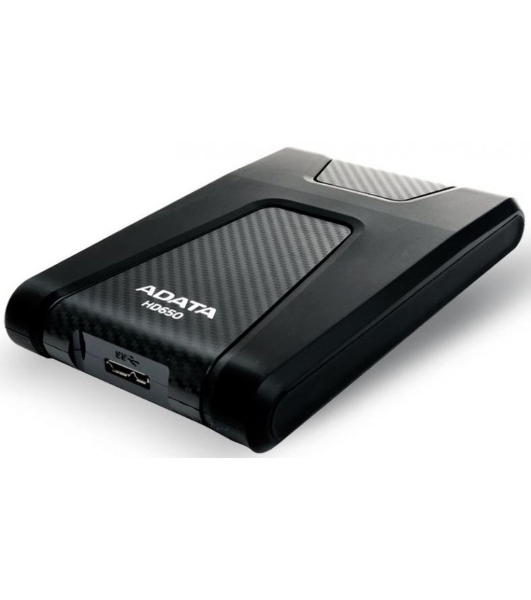 Внешний HDD 2.5' ADATA HD650, 2TB, USB 3.2 Gen 1 Type-A, 5400 rpm, черный