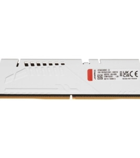 Оперативная память Kingston Fury Beast, DDR5, 32Gb (1x32GB), 6000MHz, CL36, DIMM, с радиатором, белый