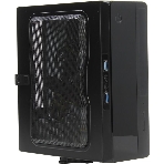 Компьютерный корпус Powerman EQ101BK slim ATX 200W Black 6117857 (8см Fan, 2* USB 3.0, Audio, PM-200ATX-PRO APFC), фото2