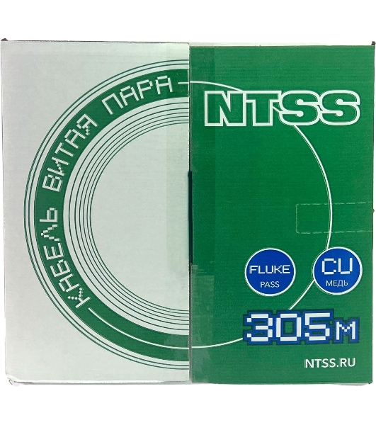 Кабель информационный NTSS NTSS-IN-UTP4-5Е-LSZH-OR кат.5E U/UTP 4X2X24AWG LSZH внутренний 305м оранжевый