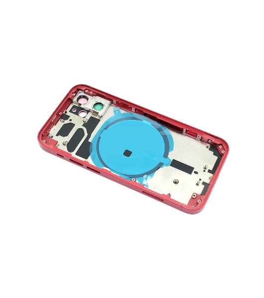 Задняя крышка (корпус) в сборе с рамкой для Apple iPhone 12 Mini красный