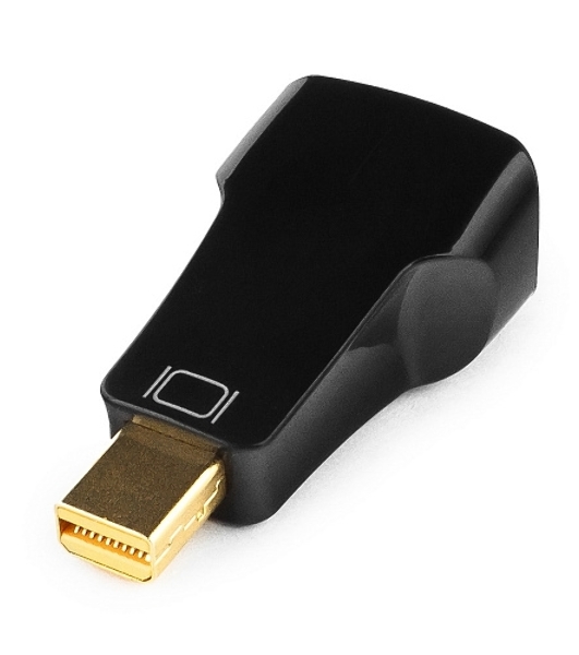 Переходник miniDisplayPort - VGA, Cablexpert A-mDPM-VGAF-01, 20M/15F, черный, пакет