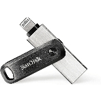 Флешка USB SanDisk IX60N iXpand Go (SDIX60N-064G-GN6NN), 64Gb, USB 3.0/Lightning, R/W 150/70, черный/серебристый, фото4