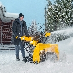 Бензиновая снегоуборочная машина SBL 711DT PRO, 420cc, гусеницы, эл.старт, блок. дифф. Denzel, фото 1