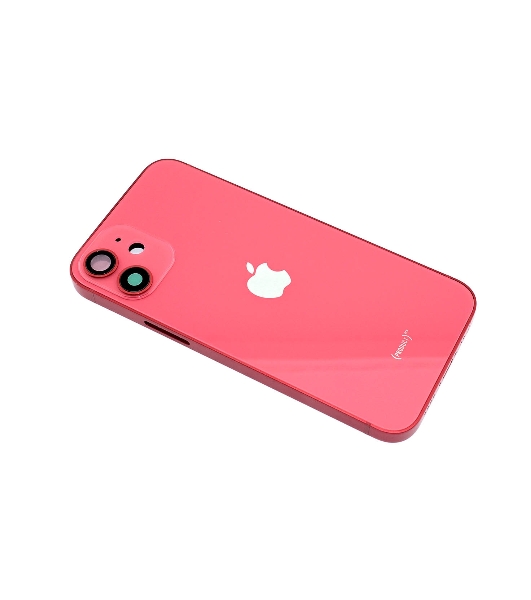 Задняя крышка (корпус) в сборе с рамкой для Apple iPhone 12 Mini красный