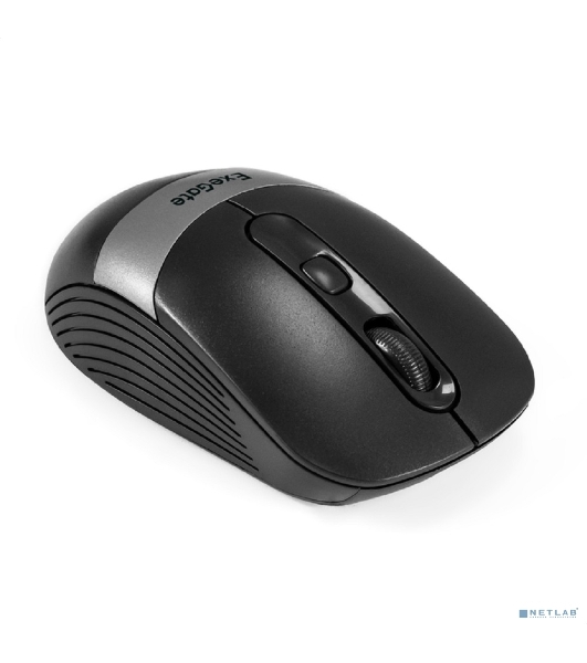 Мышь беспроводная ExeGate Professional Standard FG-10 черный, 1200 dpi, радиоканал, USB, кнопки - 4