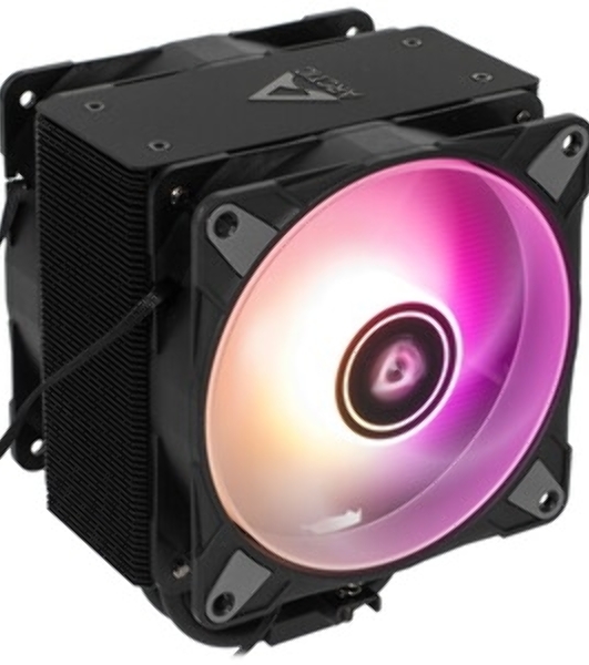 Кулер для процессора Arctic Freezer 36 A-RGb черный, 120 мм, алюминий/медь, 2000 об/мин, 22.5 дБ, 4 pin, 200 Вт, 159 мм