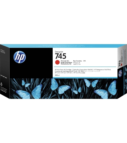 Картридж струйный HP 745 300мл хроматический красный