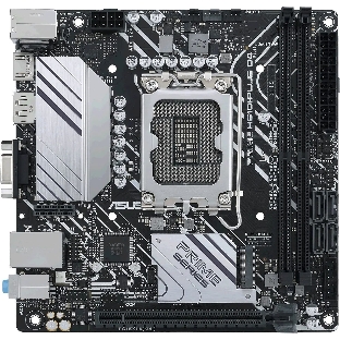 Материнская плата ASUS PRIME H610I-PLUS D4-CSM, LGA 1700, Intel H610, 2xDDR4, 4xSATA, 1xM.2 PCIe 3.0 x4, 1xPCIe 4.0 x16, 1xHDMI, 1xDP, 1xVGA, 2xUSB-A 3.2 Gen 1, 2xUSB-A 2.0, 1x 1Gb LAN, 3x3.5 мм, 7.1, Mini-ITX