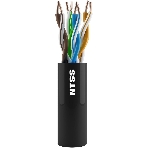 Кабель информационный NTSS NTSS-OUT-UTP4-5Е-PE-BL cat.5e U/UTP 4X2X24AWG PE внешний 305м черный, фото3