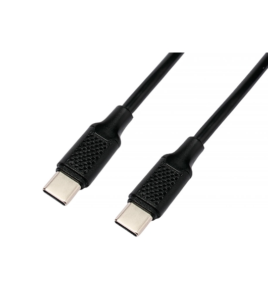 Кабель USB2.0 Cablexpert CC-USB2-CMCM-100-1M, Type-C/Type-C, 5A, 100Вт, PD/QC3.0, медь, 1м, черный, пакет