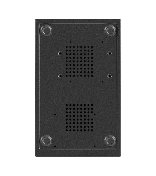 Компьютерный корпус Minitower ExeGate BAA-308M-UNS350 (mATX, БП UNS350 с вент. 12см, 2*USB, HD Audio, черный)