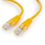 Патч-корд UTP Cablexpert cat.5e, 1.5м, литой, многожильный, желтый, фото5