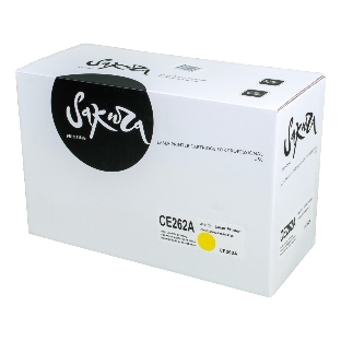 Картридж лазерный Sakura CE262A для HP Color LaserJet CP4020/4025/4520/4525, желтый, 11000 к.