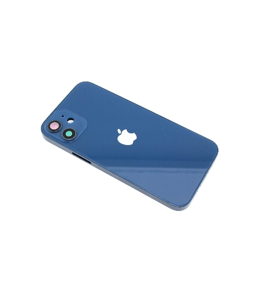 Задняя крышка (корпус) в сборе с рамкой для Apple iPhone 12 Mini синяя