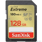 Флеш карта SD 128Gb SanDisk SDXC Class 10 V30 UHS-I U3 Extreme 180MB/s, фото2
