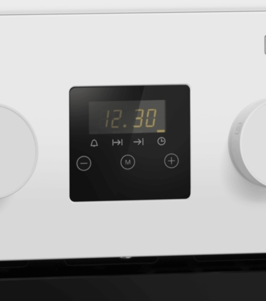 Плита электрическая Maunfeld MEC67CW08TD белый, конфорок 4 шт, духовка 59 л, 60 см x 85 см x 60 см