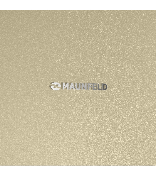 Холодильник Maunfeld MFF200NFBG Inverter бежевый двухкамерный 271/106 л морозилка снизу, No Frost