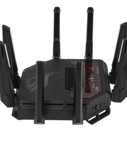 Маршрутизатор ASUS GT-BE19000, черный/красный, 90IG0850-MO9A0V