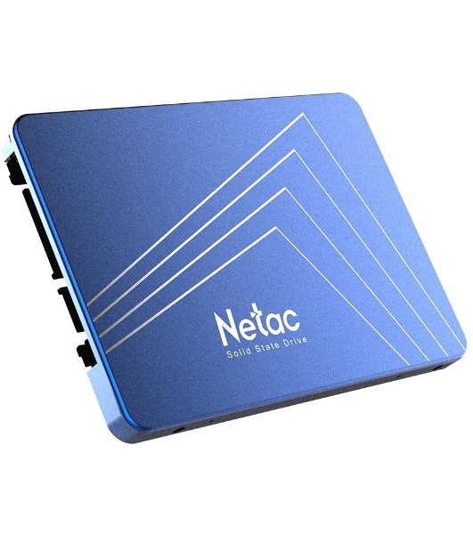 Накопитель SSD Netac N600S, 256Gb, SATA III, 2.5', R/W 540/490