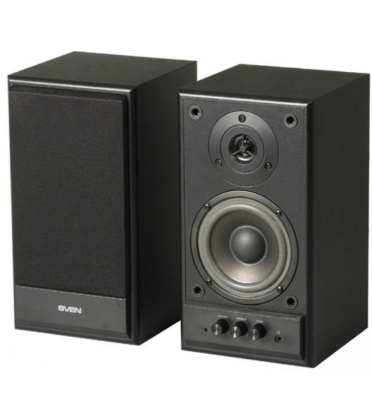 Акустическая система SVEN SPS-702 2.0 черный 40Вт