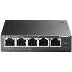 Коммутатор 5-Port 10/100Mbps Unmanaged Switch with 4-Port PoE, meta case, desktop mount, PoE budget 41W., фото15