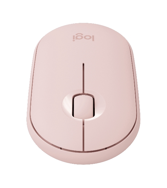 Мышь беспроводная Logitech Pebble M350 розовый, 1000 dpi, радиоканал, Bluetooth, USB, кнопки - 3