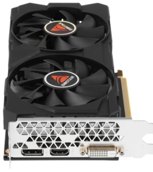 Видеокарта Biostar VN1666TF69 GTX 1660Ti 6G 192 bit GDDR6 1500/1200 DVIx1 HDMIx1 DPx1 HDCP Ret