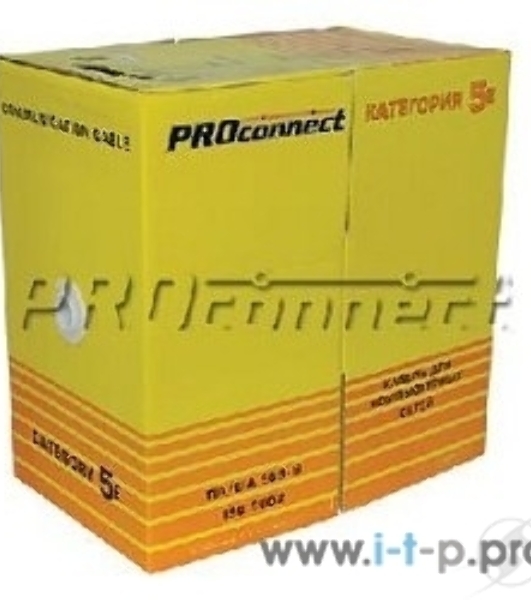 Кабель PROconnect Кабель FTP cat.5e 4 пары (305м) 0.51 мм