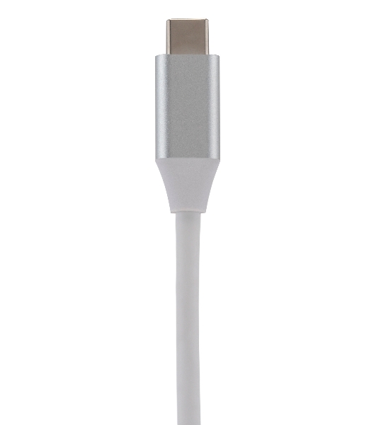 Кард-ридер Digma CR-С2501-S/серебристый/SD/TF/micro-SD/USB Type-C/алюминий