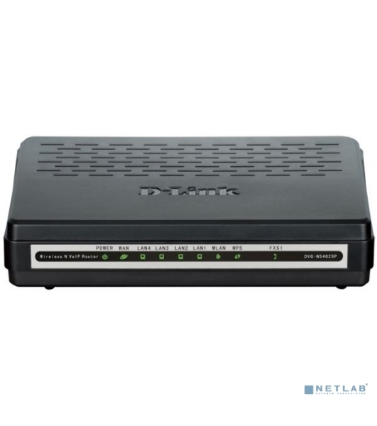 Маршрутизатор беспроводной D-Link DVG-N5402SP/1S/C1A 10/100BASE-TX черный