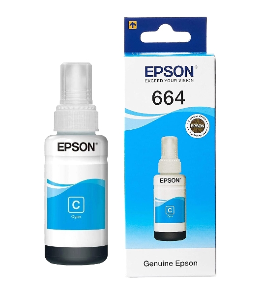 Чернила для Epson C13T66424A Epson L100 (cyan) 70 мл