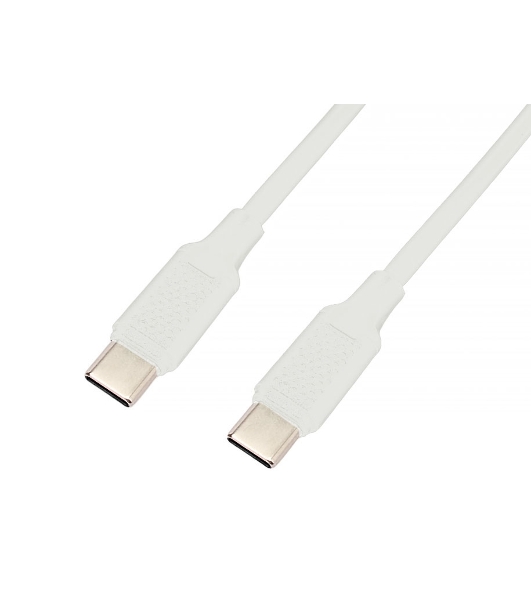 Кабель USB2.0 Cablexpert CC-USB2-CMCM-60-1.8M-W, Type-C/Type-C, 3A, 60Вт, PD/QC3.0, медь, 1.8м, белый, пакет
