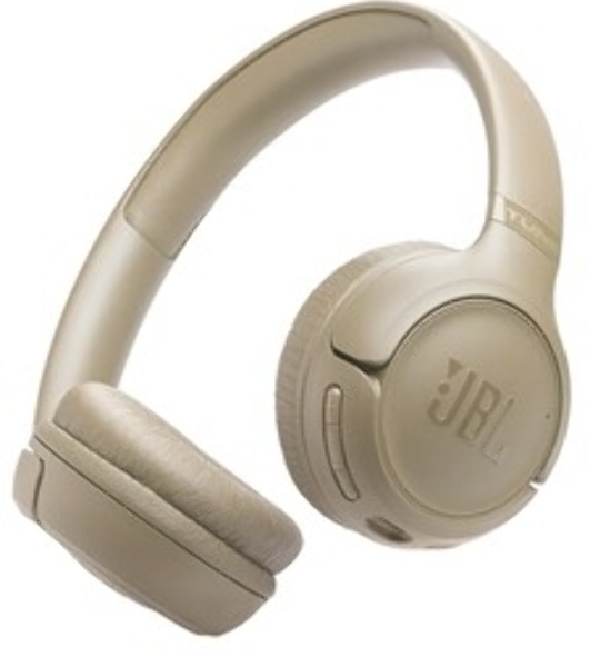 Беспроводные наушники JBL Tune 530BT бежевый, накладные, Bluetooth, складная конструкция