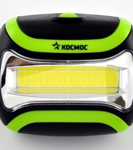 Фонарь КОБ Космос KOC-H3WCOBLED светодиодный налобный 3Вт