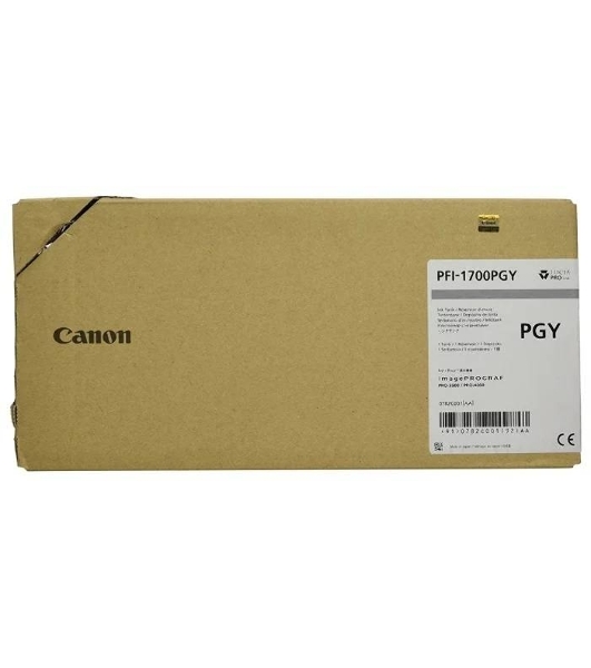 Картридж струйный Canon PFI-1700PGY фото серый (700 мл) для Canon imagePROGRAF PRO-2000, PRO-4000
