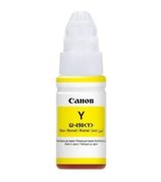 Чернила Canon GI-490Y 0666C001 желтый для Canon Pixma G1400/2400/3400 (70мл)