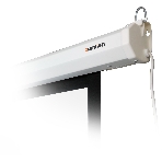Экран с электроприводом Lumien Eco Control 229x305 см (раб. область 221х297 см) Matte White черная кайма по периметру 4:3, фото2
