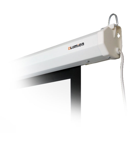Экран с электроприводом Lumien Eco Control 229x305 см (раб. область 221х297 см) Matte White черная кайма по периметру 4:3