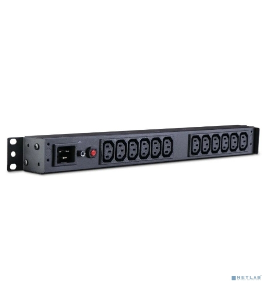 Блок распределения питания PDU CyberPower PDU83401 Basic 1U type, 16Amp, 12 IEC outlets