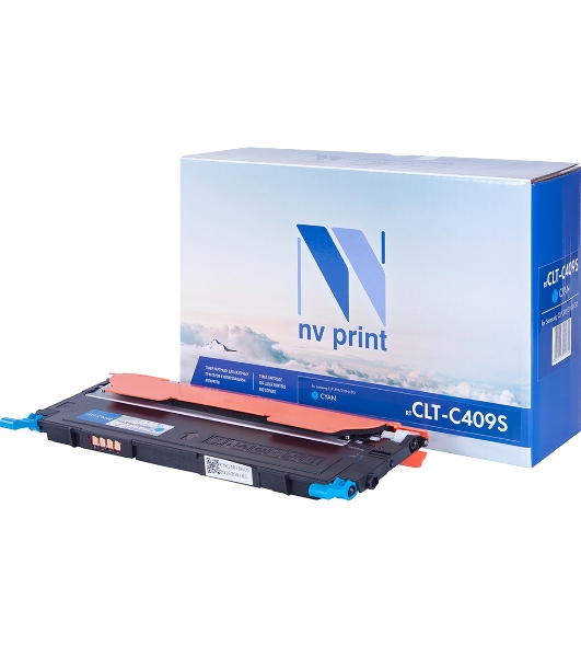 Картридж лазерный NVPrint совместимый Samsung CLT-C409S Cyan для CLP-310/310N/315 (1000k)