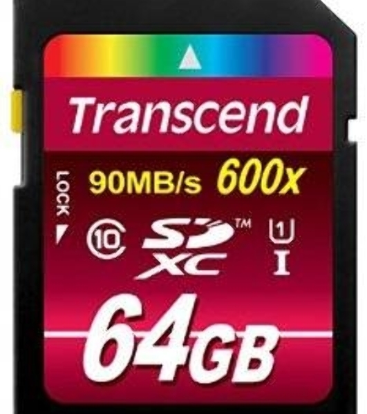 Флеш карта SDXC 64Gb Class10 Transcend TS64GSDXC10U1 BULK w/o adapter