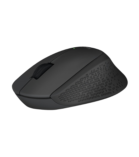 Мышь беспроводная Logitech M280 черный, 1000 dpi, радиоканал, USB, кнопки - 3