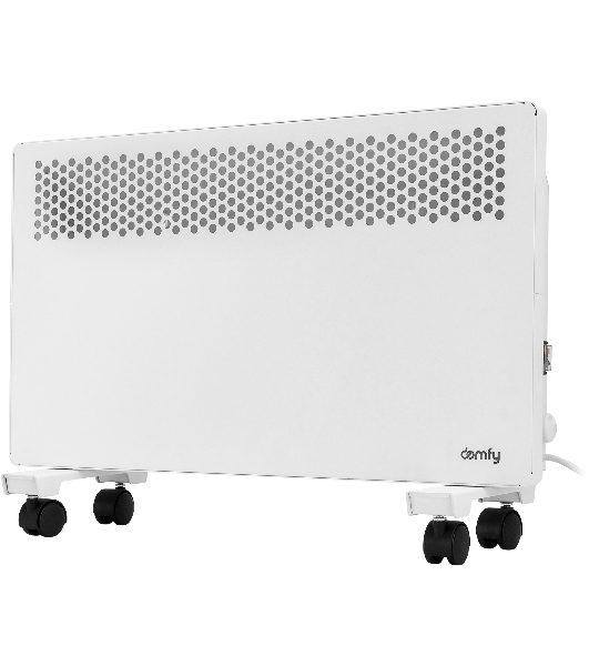 Конвектор электрический Domfy DCW-CH1010, 1000Вт, белый