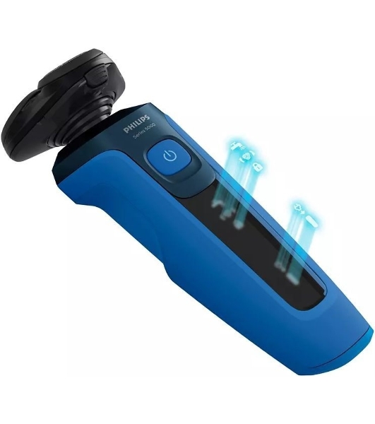 Электробритва роторная Philips S5466/17 питан.:элек.сеть/аккум. синий