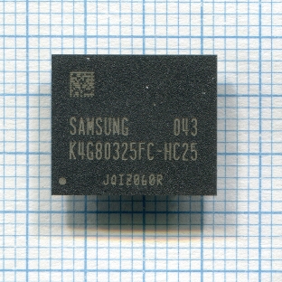 Видеопамять GDDR5 1Gb Samsung K4G80325FC-HC25